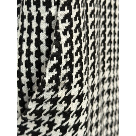 New York and Company Pants Womens Wide Leg Size XL Preppy Houndstooth Plaid Work - Picture 13 of 16